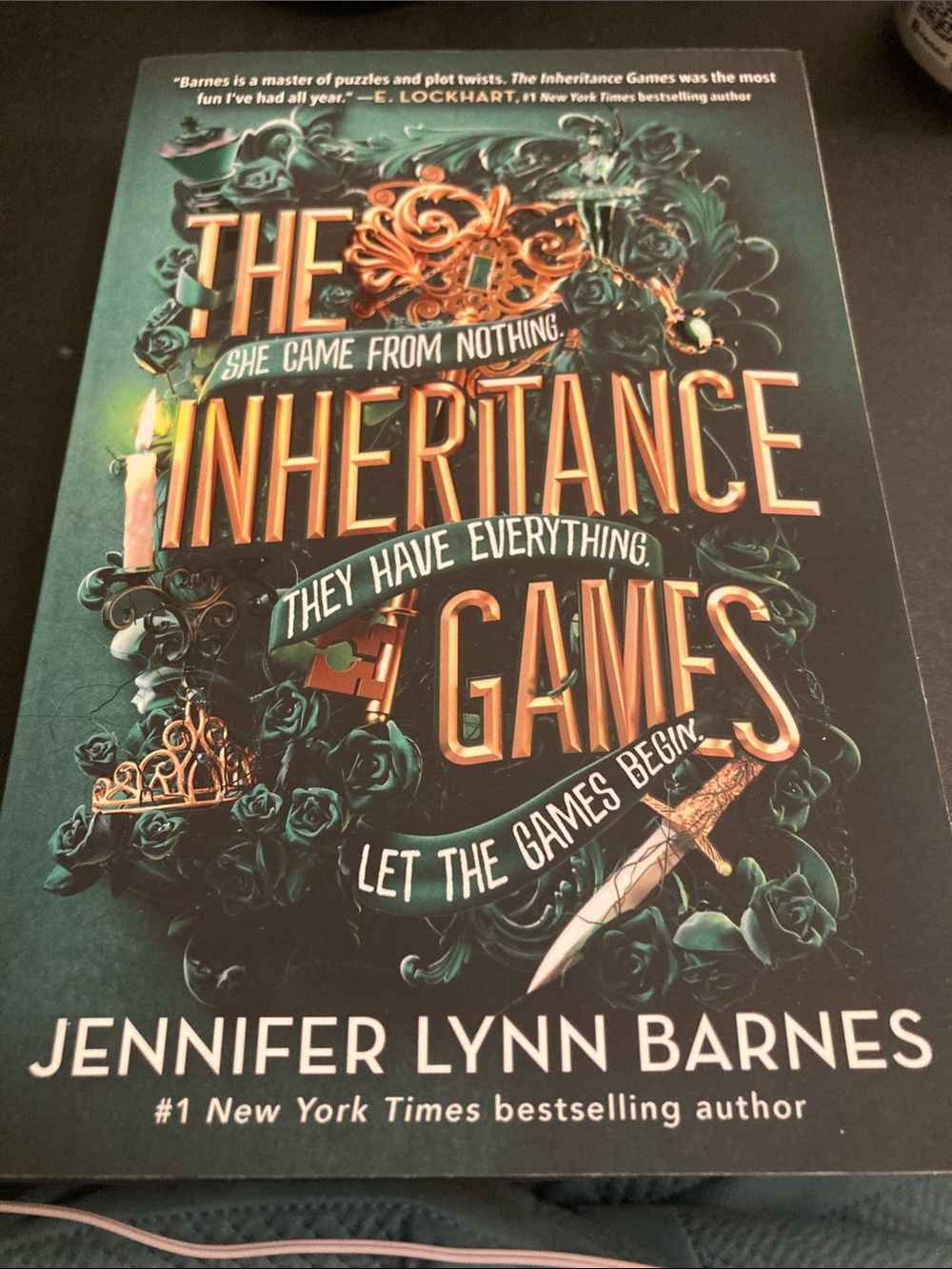The inheritance games YA paperback book GOOD